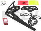  LX1160  Lynx Heli Innovations Goblin 570 - 620 Stretch Tail Kit Red  